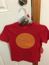 BRAND NEW BOYS SIZE X-SMALL 4-5 WONDER NATION TEXTURED GRAPHIC EMOJI FACE TEE