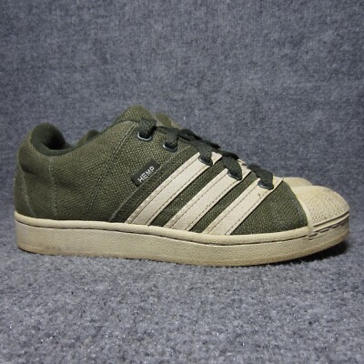 Adidas Hemp Shoes Green Mens Size 7.5 Vintage 2004 Skate  display picture 1