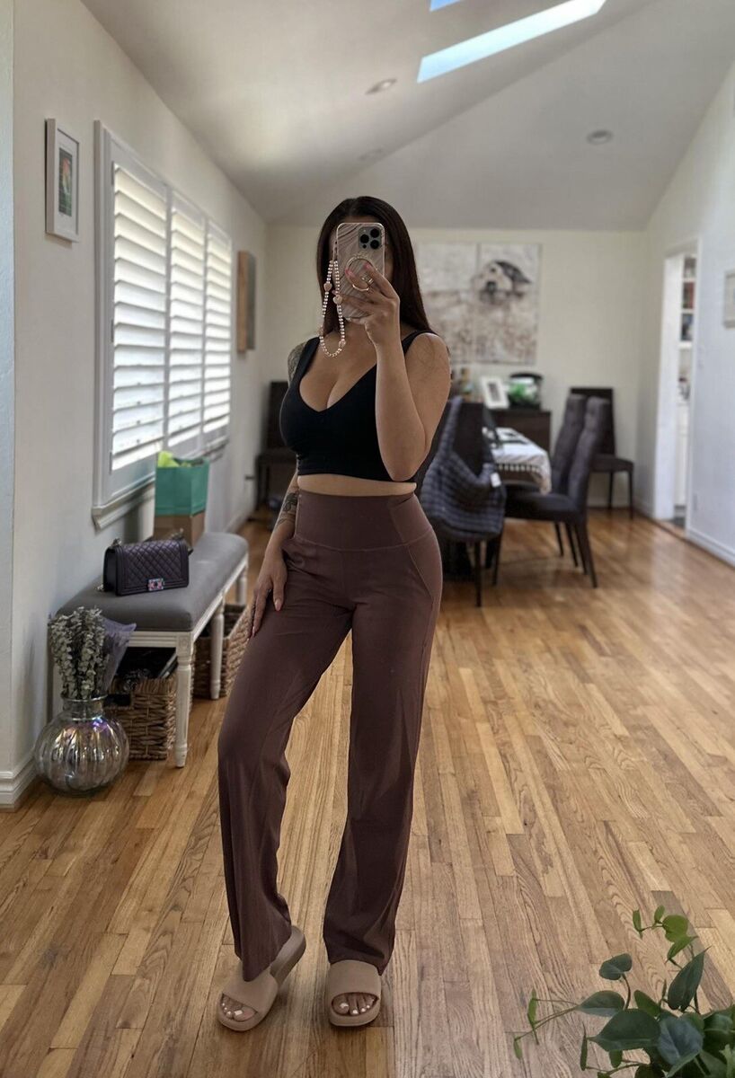 lululemon Align HR wide-leg Pant 31” Size 2 Dark Oxide Brown lululemon Align HR wide-leg Pant 31” Size 2 Dark Oxide Brown