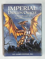 Imperial Dragon Oracle Card Deck ~ 22 Cards 3.5" x 4.75" + Instruct Booklet NIB