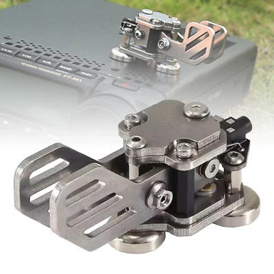 MADHORNETS CW Dual paddle HF Shortwave Key Armor Scull Automatic Key Morse Code Mini Key UK