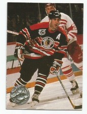 CHRIS CHELIOS 1991-92 PRO SET PLATINUM CARD NM-MT CONDITION