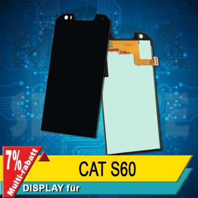 Display Für CAT S60 Komplettes Bildschirm Lcd Touch  Schwarz