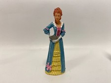 Just Plain Folk  2033 G Scale Train Figure Dressed Lady Blue Dress Victorian