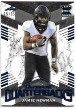 2021 Leaf Ultimate Quarterbacks Football JAMIE NEWMAN 15/35 Blue Rookie XRC