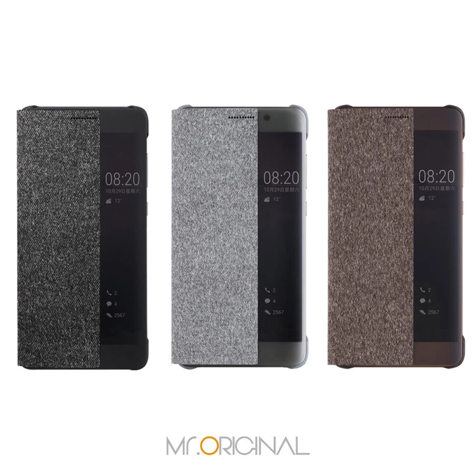 Funda Original Huawei Oficial Mate 9 Cuero / Mate 9 Pro Smart View Abatible Foto 2 de 4