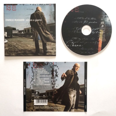 CD Enrico Ruggeri Amore E Guerra Pop Europe 2005 Vintage Compact Disc (L1)