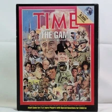 Vintage TIME The Game~TIME Magazine Board Game~ 1983~Complete~never used