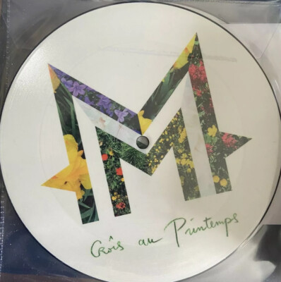 M (MATTHIEU CHEDID) ''CROIS AU PRINTEMPS'' PICTURE DISC 45TOURS TIRÉ À 500EX NEU
