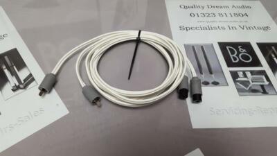 FÜR B&O BANG UND OLUFSEN BEOVOX LAUTSPRECHERKABEL 3 M MIT 2 PIN DIN M&F ENDEN