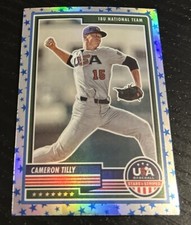 2023 Panini Stars & Stripes Cameron Tilly Blue Stars Prizm
