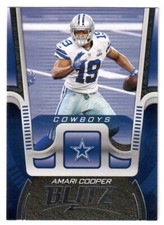 2021 Panini Playbook AMARI COOPER 'BLITZ' INSERT CARD! COWBOYS