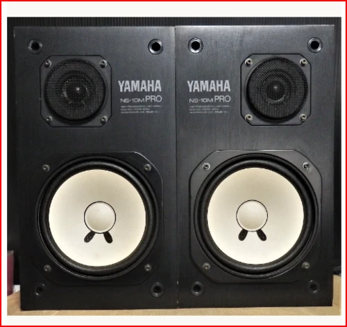 NS-10M Yamaha Speaker Pair Set System Studio Monitors Speakers Black Expedite FS