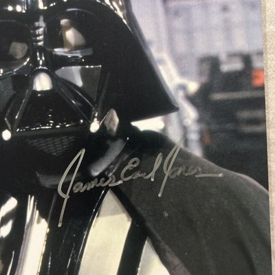 JAMES EARL JONES AUTOGRAPHED STAR WARS DARTH VADER 8X10 PHOTO | eBay
