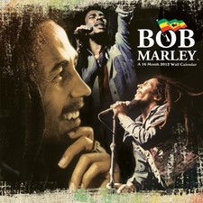 BOB MARLEY 2012 WALL CALENDAR By Dateworks *Excellent Condition*