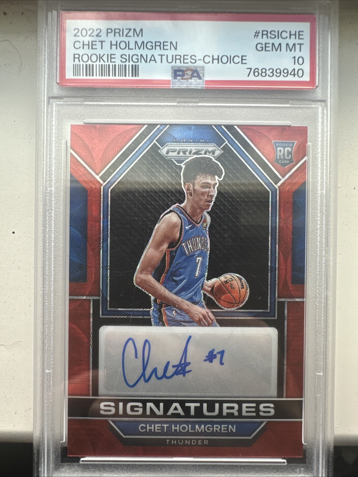 2022-23 Panini Prizm - Rookie Signatures Chet Holmgren