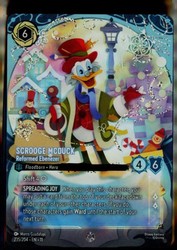 Disney Lorcana Scrooge McDuck Reformed Ebenezer Enchanted 235/204