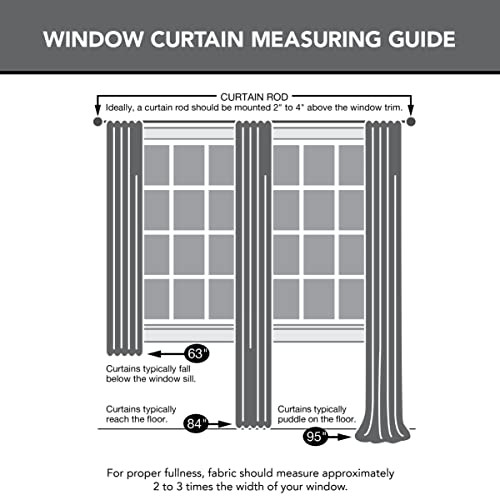 Verve Twill Mosaic Thermal Extreme Total Blackout Grommet Curtain Panel, 52" ... - Picture 8 of 8