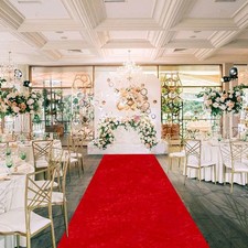 Red Carpet Runner for Party Wedding Aisle Decorations 4FTx15FT Aisle Runners for