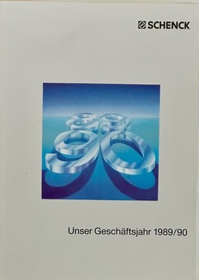 Geschaeftsberichte Carl Schenck AG, Darmstadt 1989/90, 1991/2, 1993/4 und 1996