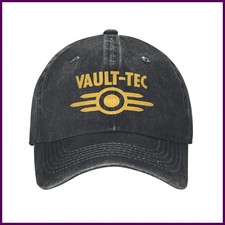 Vault Tec Logo Fallouted Game Sun Baseball Cap Unisex-Teens Design Hip Hop