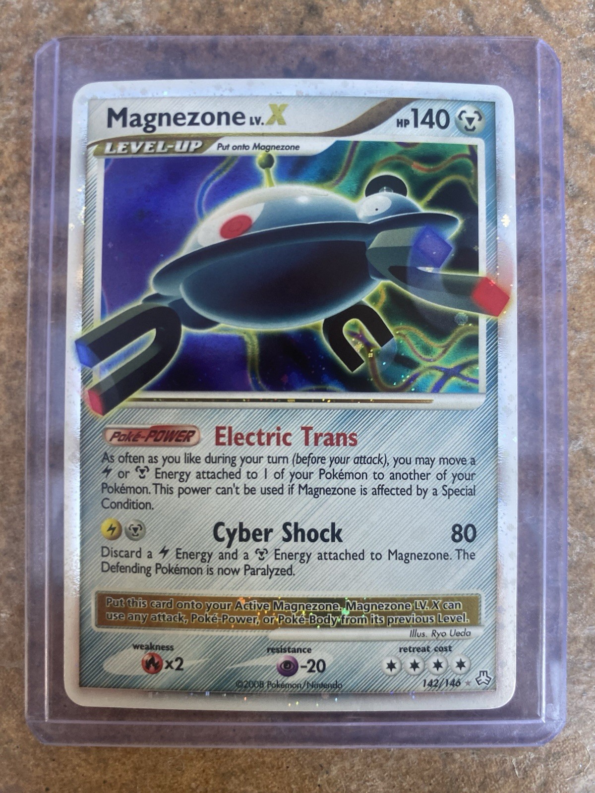 Magnezone LV x 142/146 Holo Rare Foil Legends Awakened 2008 Pokemon TCG Card NM