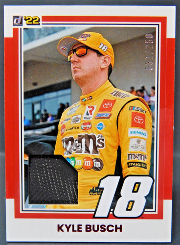 Kyle Busch #R81R-KY 2022 Panini Donruss Nascar Retro 1981 Relics card