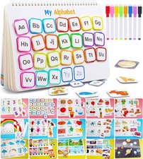 Huijing Montessori Preschool Learning Activities Busy Book - Workbook White