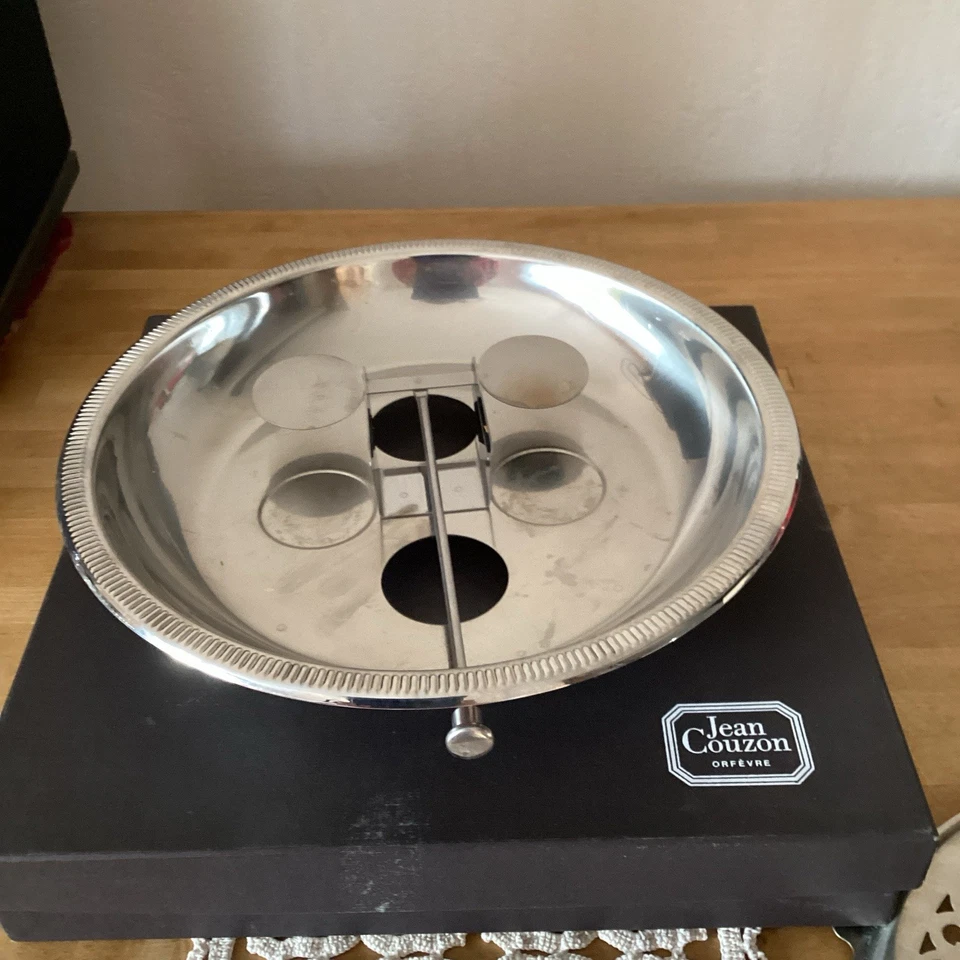 Chauffe-plat Inox Jean Couzon Dans Sa Boîte 27 Cm De Diamètre  - Photo 2/4