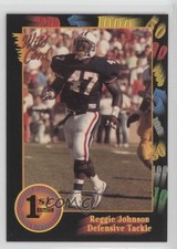 1991 Wild Card Draft Reggie Johnson #4 Rookie RC 1b9b. rookie card picture
