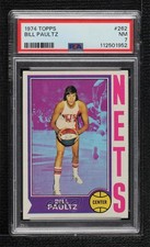 1974-75 Topps Billy Paultz #262 PSA 7 0nr3