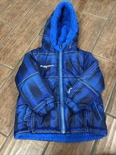 Zeroxposure Kids Jacket Size 2-4T In Blue Plaid
