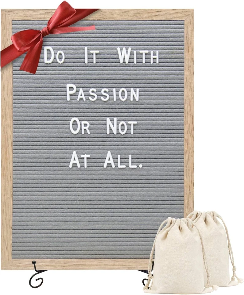 Felt Letter Board Wooden Frame 16x12 Inch Changeable Messages Decor for Wall/... - Image 3 of 4