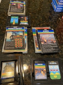 Intellivision Game Lot 22 Mattel Imagic Coleco Manuals Multiplayer Sports Arcade