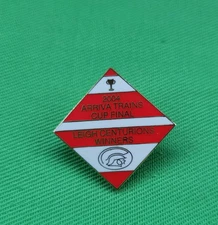 Leigh Centurions Arriva Trains Cup Final Winners 2004 enamel badge 
