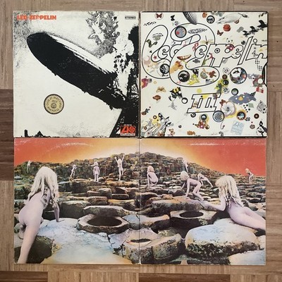 Led Zeppelin Vintage Vinyl Lot (3 LPs) 70s Classic Hard Rock Records