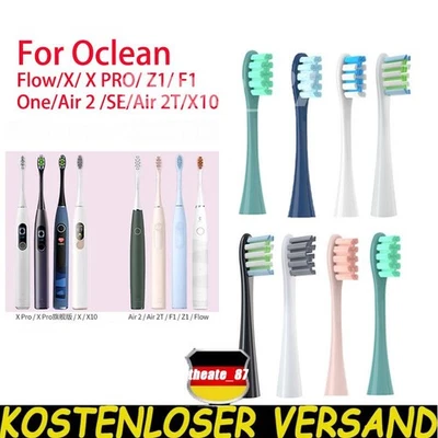 MARKENLOS 4-32Stück Zahnbürstenkopf/Düse/Reisebox für Oclean X Pro Elite/X Pro/X/F1/Air2.