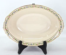 Dorset 10" Oval Vegetable Bowl, by Harmony House China