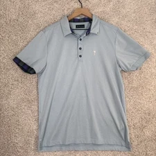 William Murray Polo Shirt Mens M Green Short Sleeve Performance Stretch