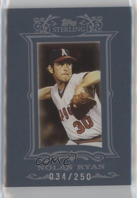 2007 Topps Sterling 34/250 Nolan Ryan #203 HOF e8a