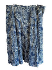 Maxi Skirt 2X Flowing Paisley Floral Boho Chic Hippie Coastal Cottagecore Artsy