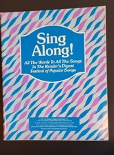 Vintage Song Lyrics - 1977 Sing Along Reader's Digest Festival of Popular Songs