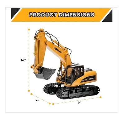 Top Race TR211 Remote Control Excavator Construction Tractor for