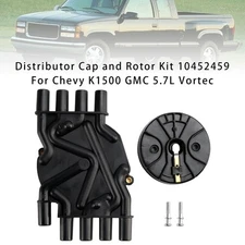 Distributor Cap and Rotor Kit 10452459 For Chevy K1500 GMC 5.7L Vortec BLK