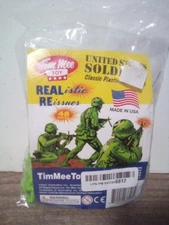 TimMee Processed Plastic Army Men 48pc  Green Tim Mee Toy Soldier Figures USA