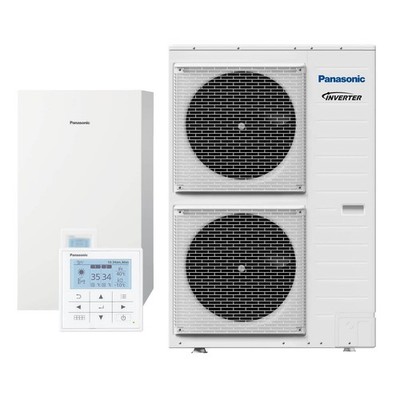 Panasonic 12 kW Splitwärmepumpe KIT-WXC12H9E8 T-CAP 400 V NEU Invertertechnik