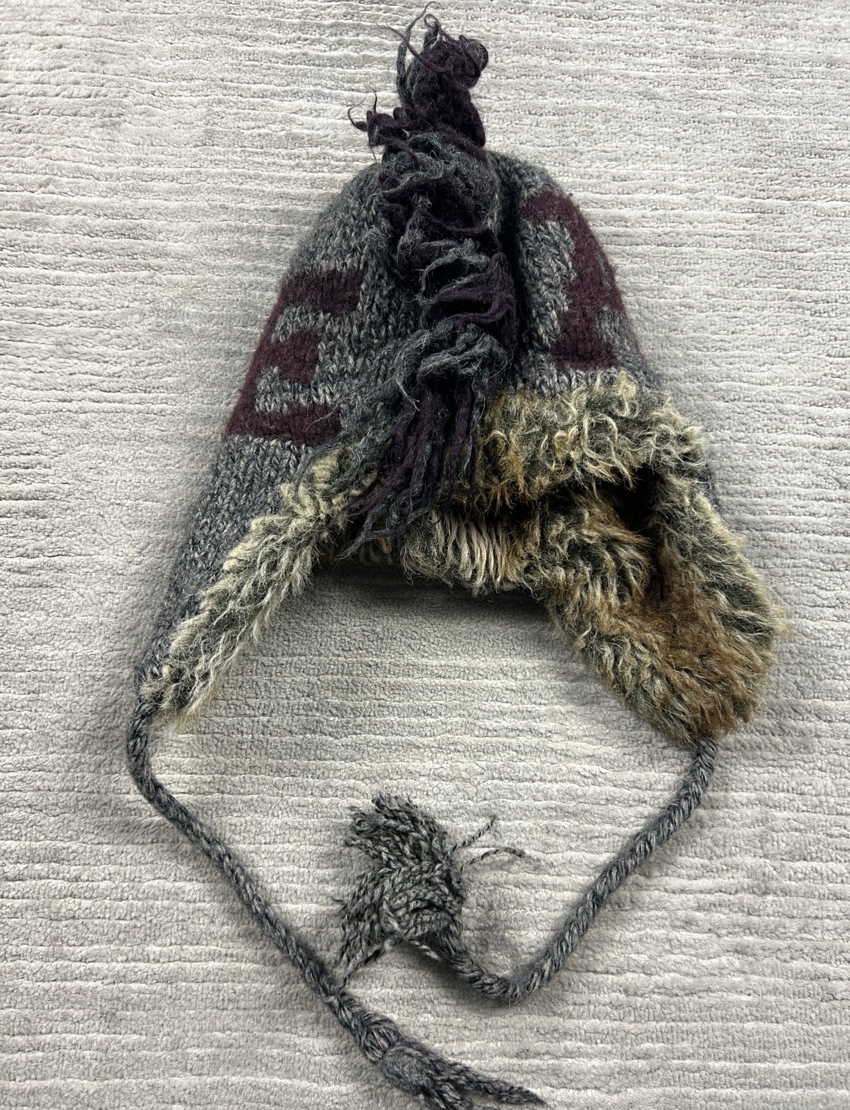 American Eagle Mohawk Trapper Winter Hat Faux Fur… - image 3