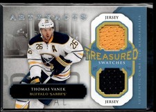 2013-14 Upper Deck Artifacts Treasured Swatches Blue Thomas Vanek #TS-TV