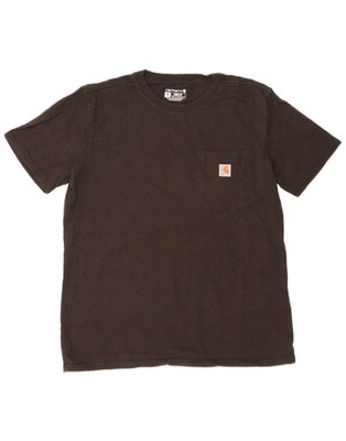 Carhartt Damen lockere Passform T-Shirt Oberteil US 8/10 Medium schwarz Baumwolle AP29