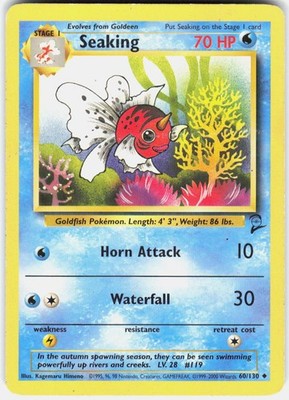 Seaking Uncommon Base Set 2 060/130 HP Normal